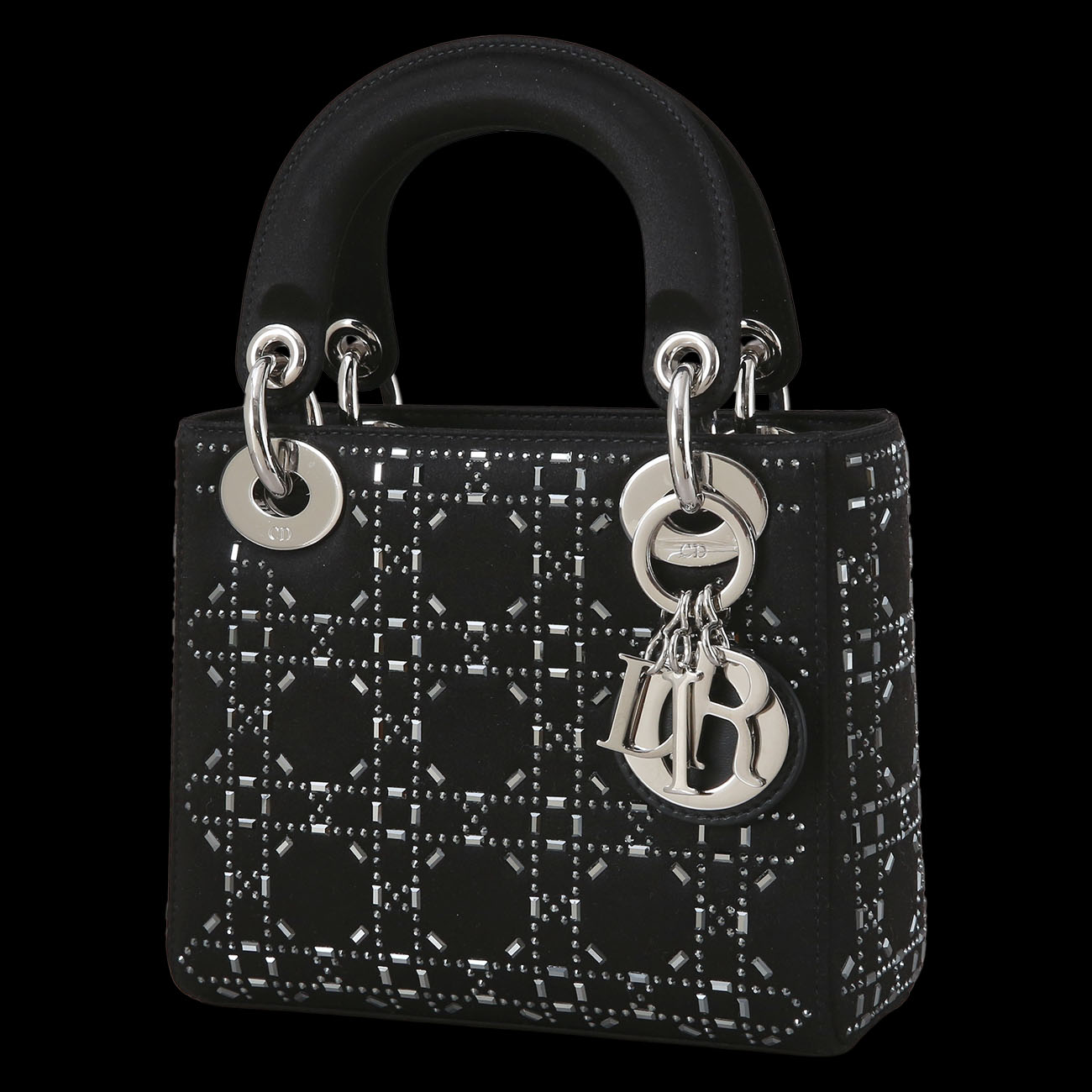 CHRISTIAN DIOR(USED)크리스찬디올 레이디디올 새틴 미니 백
